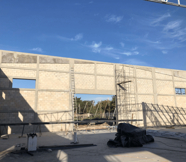 En construcción - Bodega Exsotec GDL